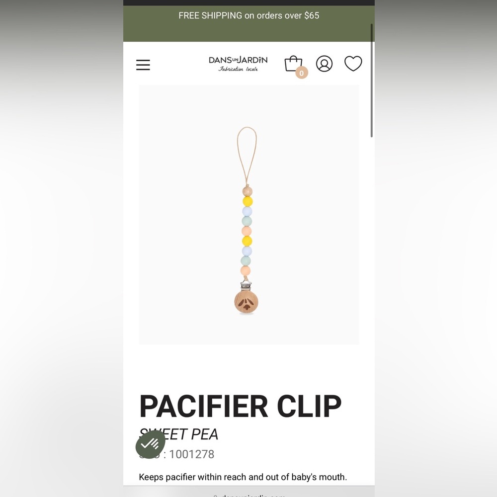 Pacifier clip - Picture 2 of 2